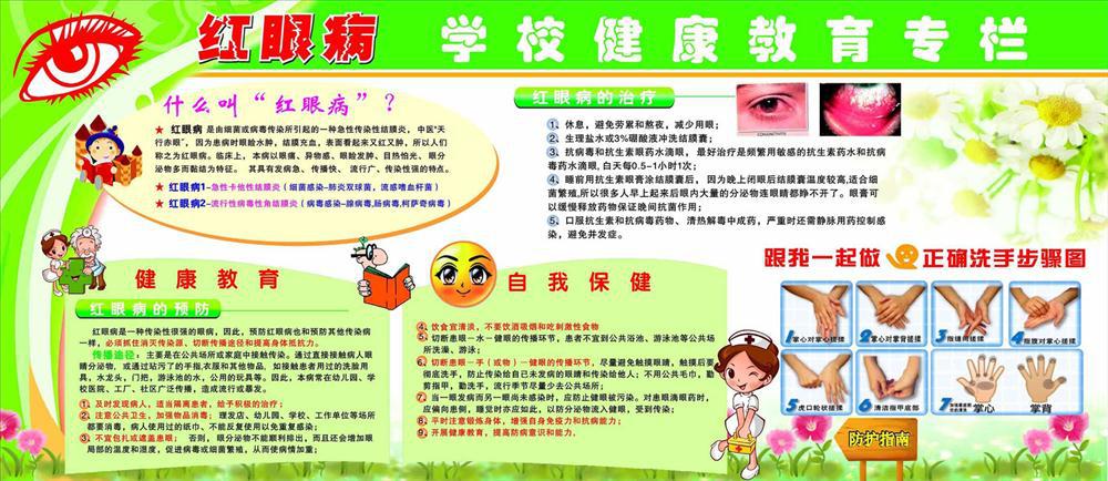 【41海报常见疾病海报展板挂图236红眼病宣传栏】价格,厂家,图片,展示架,新丰县新奇丽广告设计制作室-